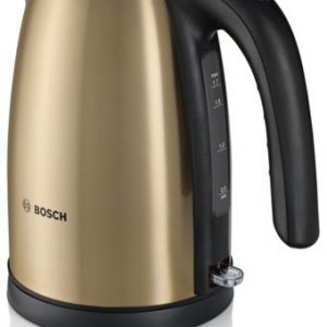 Bosch <br> TWK7808 <br> Wasserkocher 1,7L Gelb/Gold Edelstahl