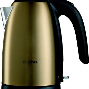 Bosch <br> TWK7808 <br> Wasserkocher 1,7L Gelb/Gold Edelstahl