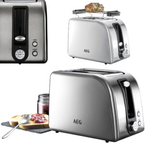 AEG <br> AT7750 <br> Toaster PremiumLine Edelstahl