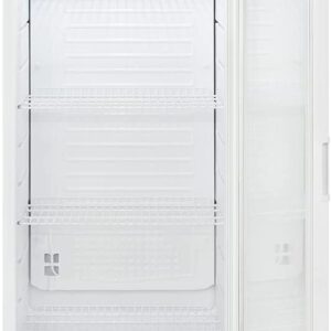 Bomann <br> KSG239.1 <br> Glastür-Kühlschrank weiß – 173 cm