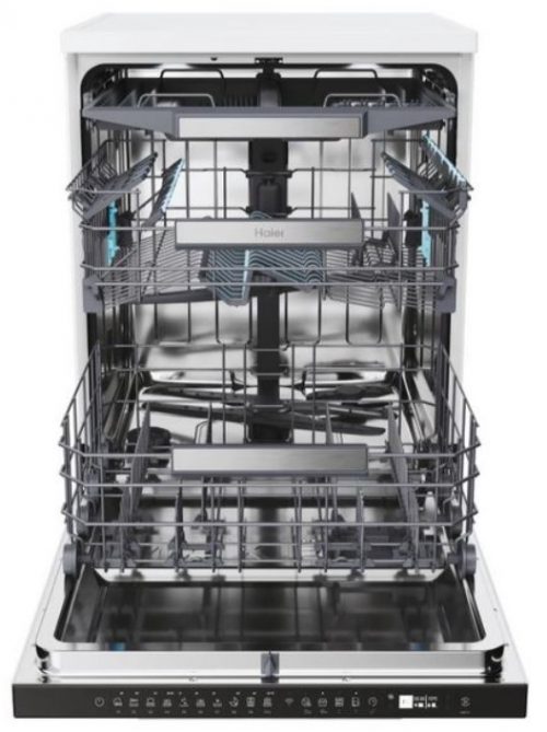 Haier Stand-Geschirrspüler 60 cm weiß - XF 6 B 2M 3 PW – Bild 4