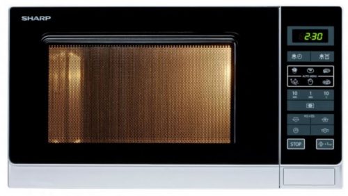 Sharp Solo Mikrowelle silber 900 Watt R 342 INW – Bild 2