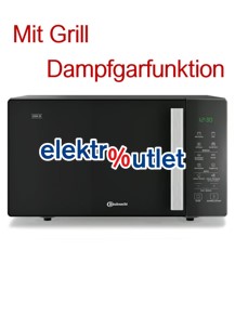 Bauknecht MW 254 SM Stand-Mikrowelle mit Grill - schwarz