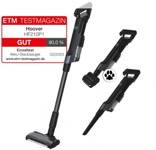 Hoover HF2 Akku Staubsauger bis 40 Min kabellos Tierhaar LED-Düse beutellos – Bild 2