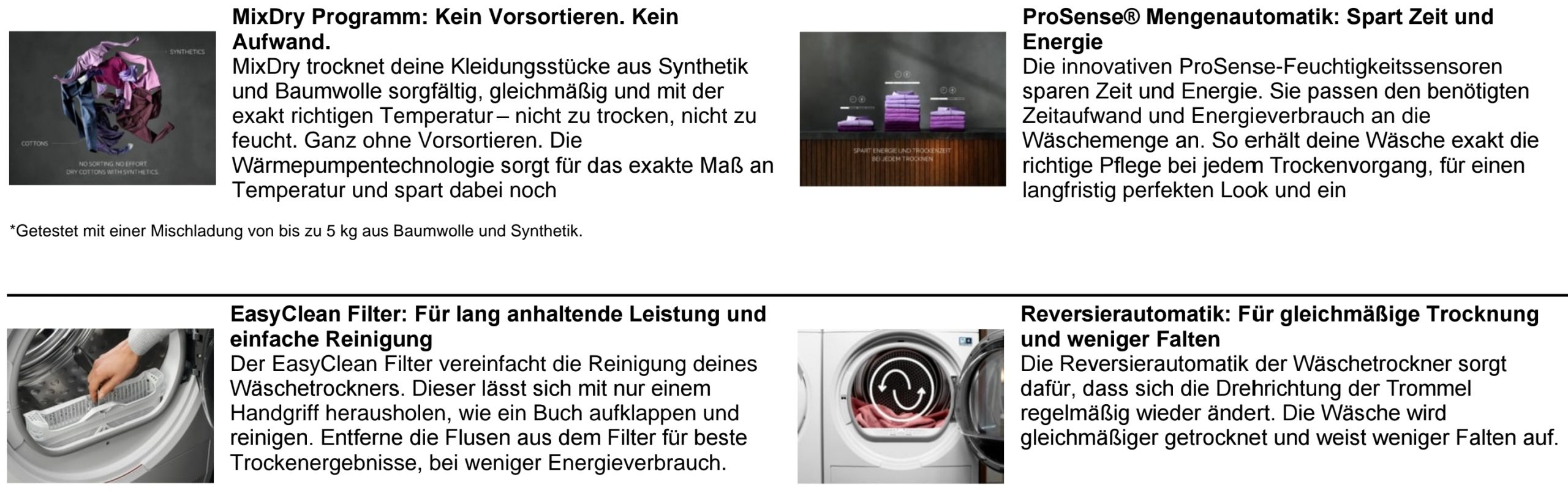 AEG 8 kg Wärmepumpentrockner TR 7 T 61580 – Bild 3