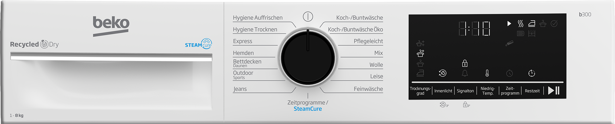 Beko Wärmepumpentrockner 8 kg - B3 TO 82 C9W – Bild 5