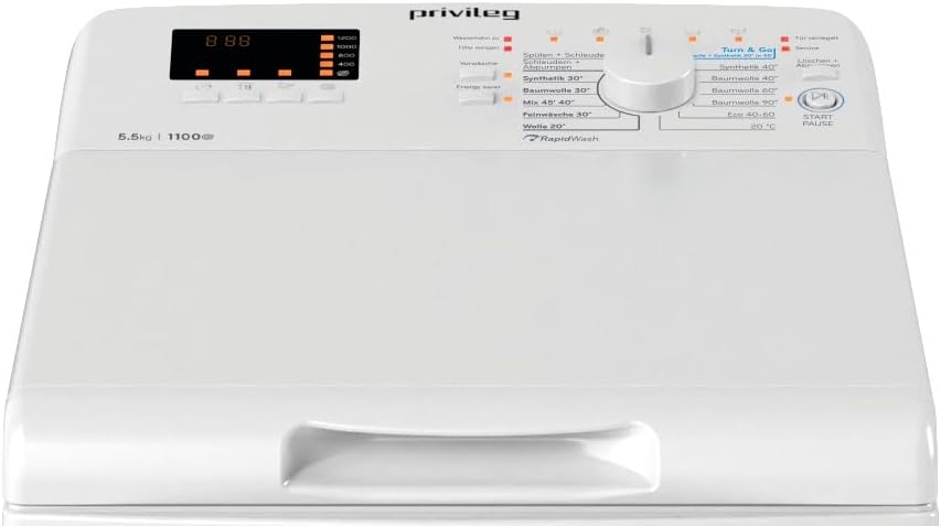 Privileg Toplader 5,5 kg 1100 U - PWT LC 55 DE – Bild 3