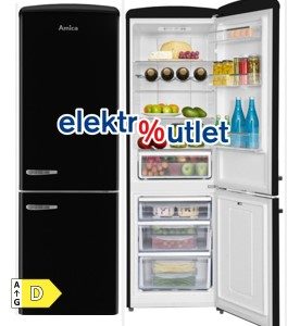 Amica NoFrost Retro-Kühl-/ Gefrierkombination KGCR 387 109 S *D*