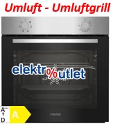 Altus Einbau-Backofen Edelstahl