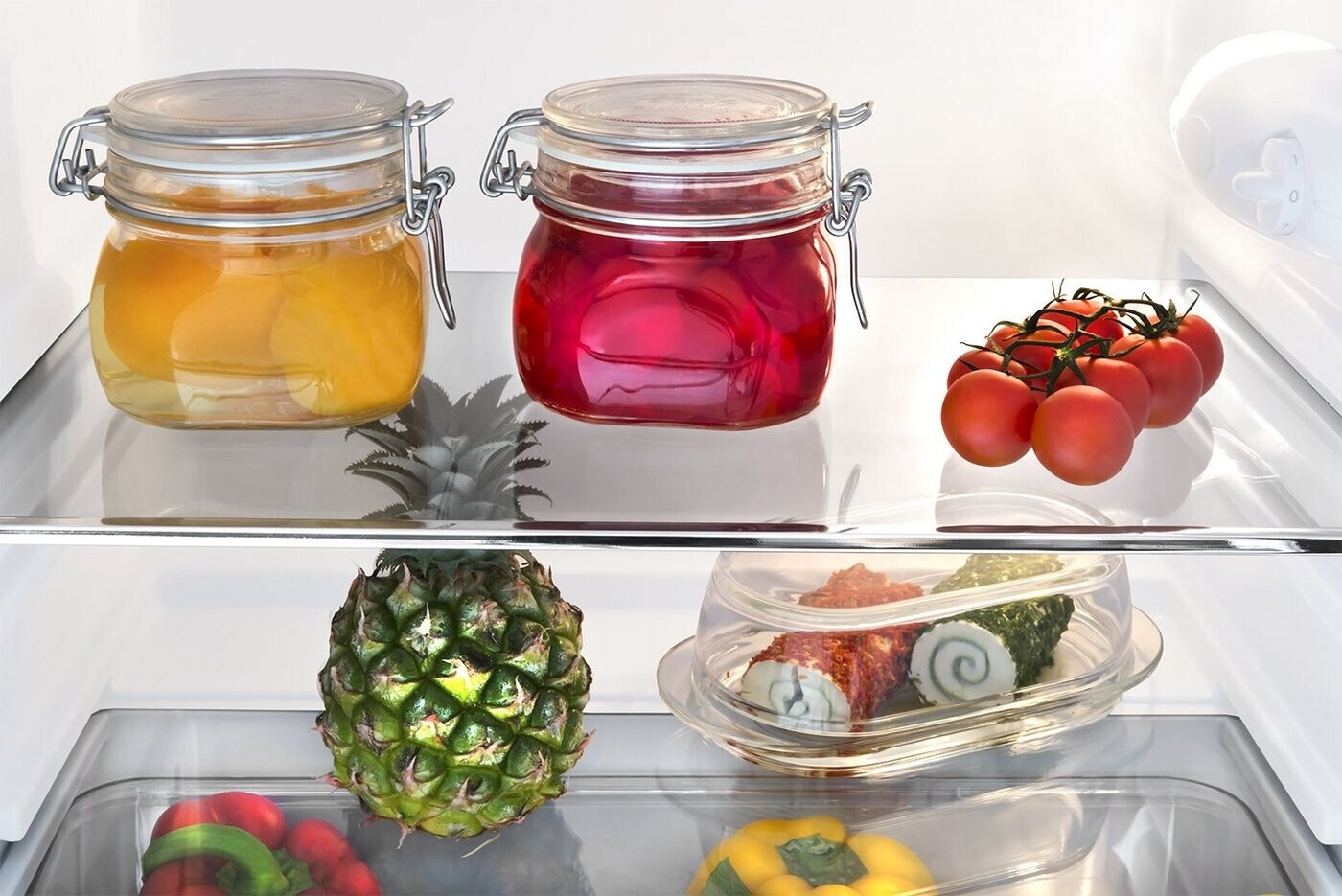 Amica Retro-Kühlschrank mit Gefrierfach - KSR 364 150 R – Bild 9