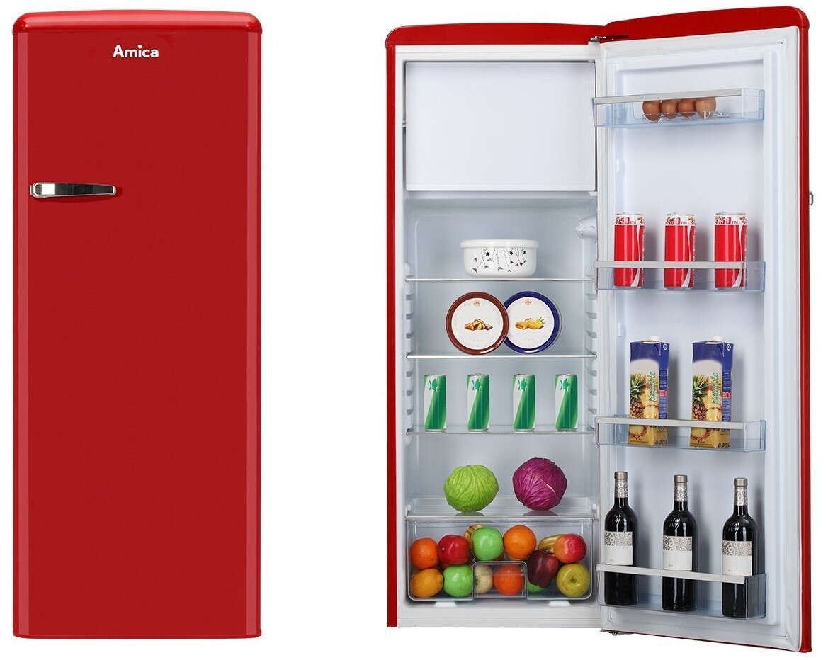 Amica Retro-Kühlschrank mit Gefrierfach - KSR 364 150 R – Bild 5