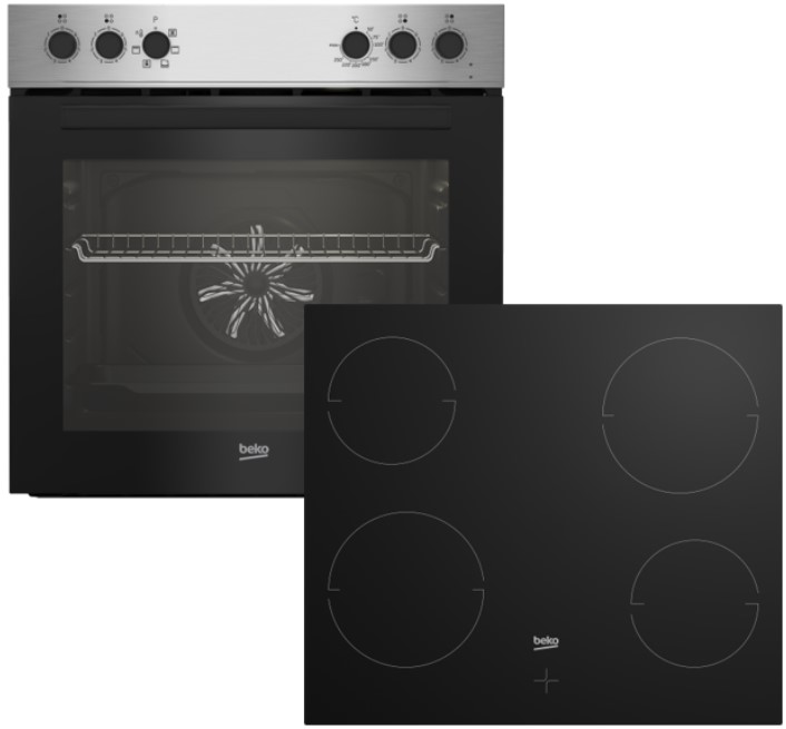 Beko Herdset mit Hydrolyse bestehend aus: BBUE 110 N0X + EH 9630 XHN – Bild 2