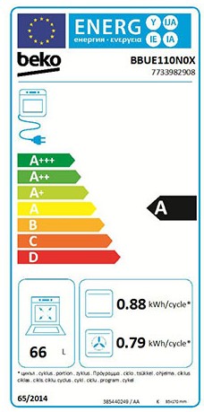 Beko Herdset mit Hydrolyse bestehend aus: BBUE 110 N0X + EH 9630 XHN – Bild 8