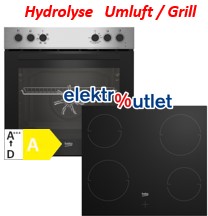 Beko Herdset mit Hydrolyse bestehend aus: BBUE 110 N0X + EH 9630 XHN