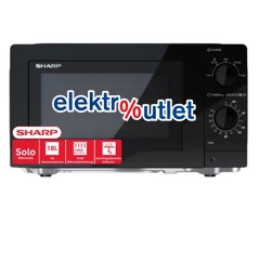 Sharp YC-MS 181 Stand-Mikrowelle, 18 Liter, 700 Watt, Auftaufunktion, Innenlicht
