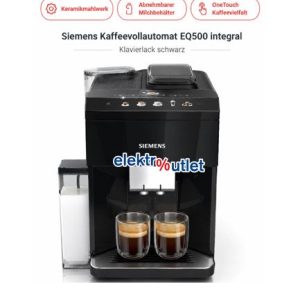 Siemens Kaffeevollautomat 1500 Watt Klavierlack schwarz - <br>TQ 515 D 09