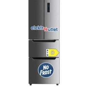 Geratek Oslo FBS3220IL French-Door Kühl-Gefrierkombination – 320 Liter, NoFrost, Inox Look