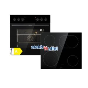 Gorenje BCA 6715 AO 1 BK 41 + ECDA 641 SC Einbau-Herdset