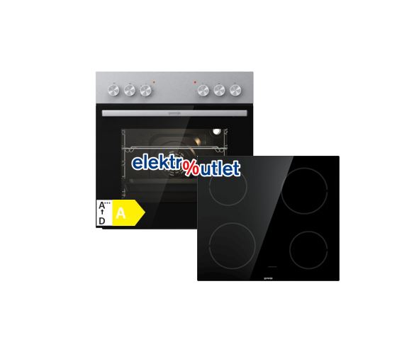 Gorenje Einbau-Herdset –BCA 6715 AO 1 X 41 + ECDA 641 SC