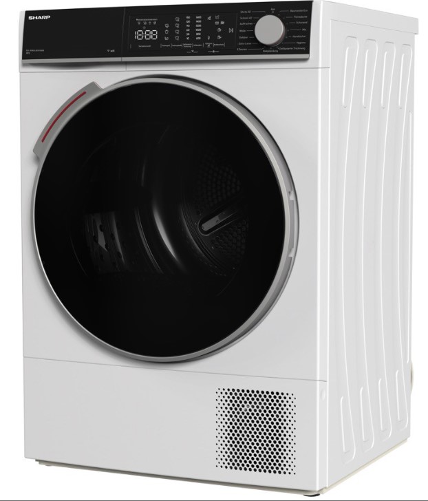 Sharp KD-WNHL8S9GWB-DE Wärmepumpentrockner – 8 kg, Energieklasse B, WiFi – Bild 4