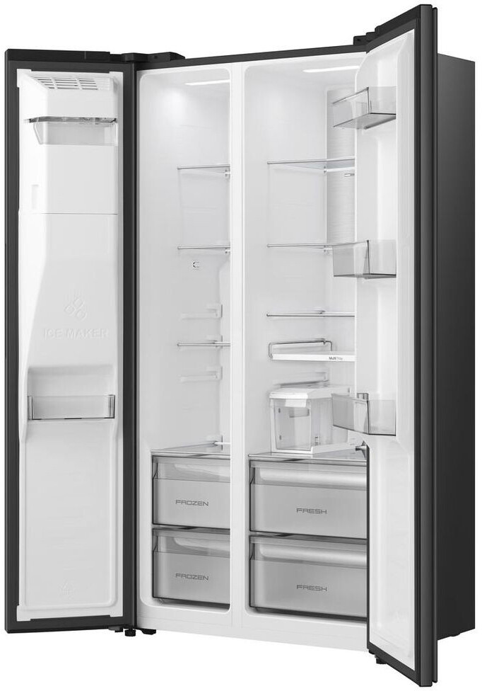 Hisense RS5P528STFC Side-by-Side – 528 L, Total No Frost, C, Schwarz – Bild 6