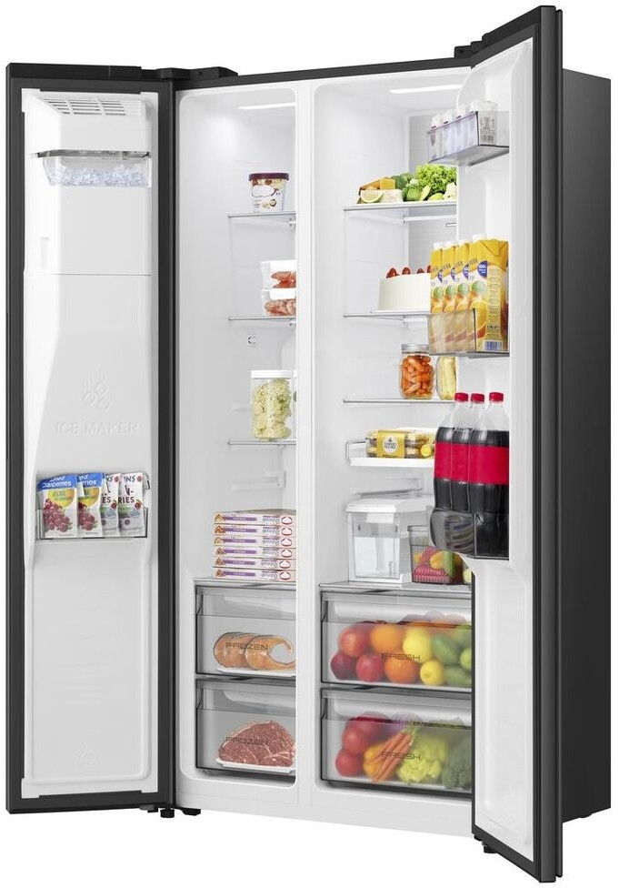 Hisense RS5P528STFC Side-by-Side – 528 L, Total No Frost, C, Schwarz – Bild 5